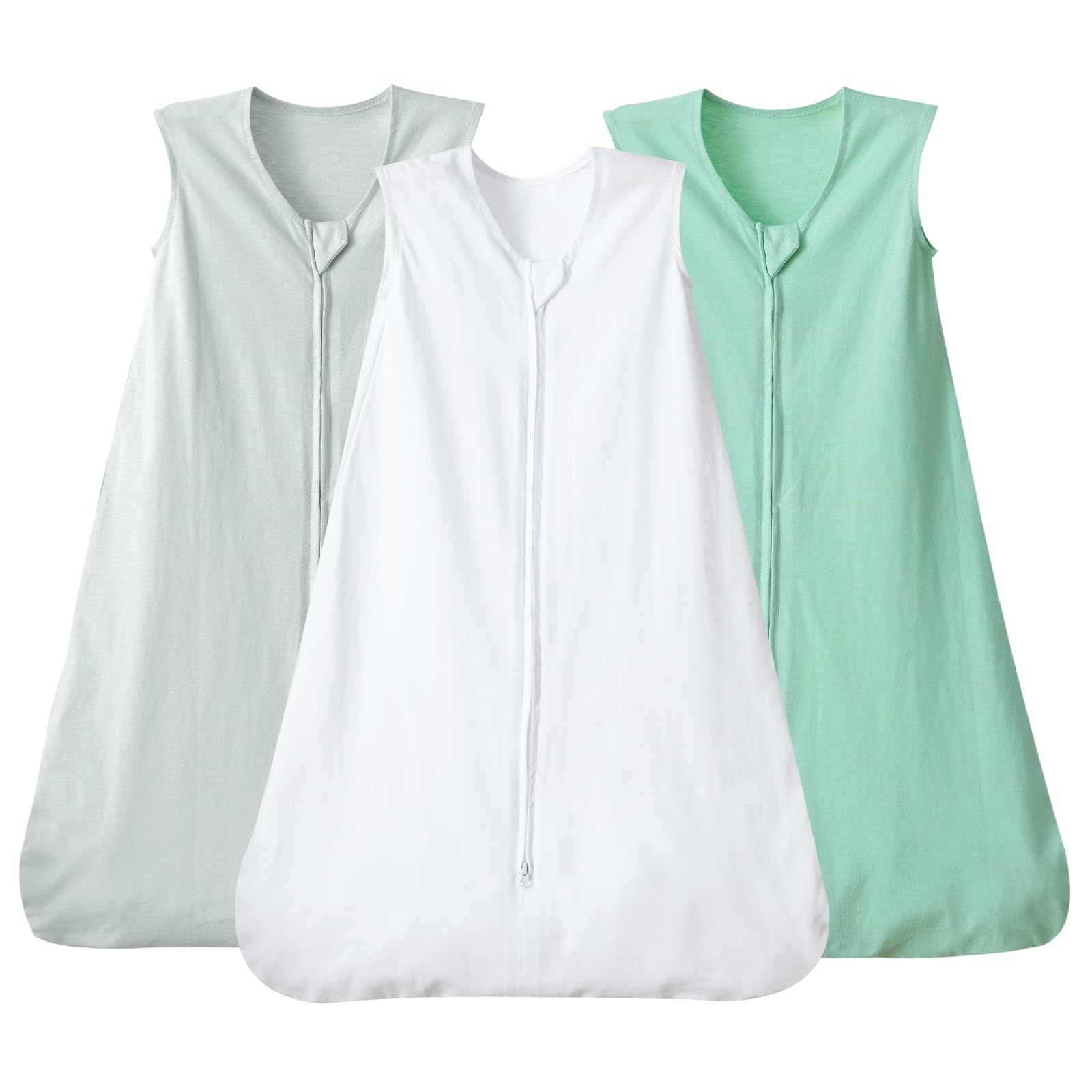 David's Kids sleep sack top view shows soft cotton comfort for gentle sleep.