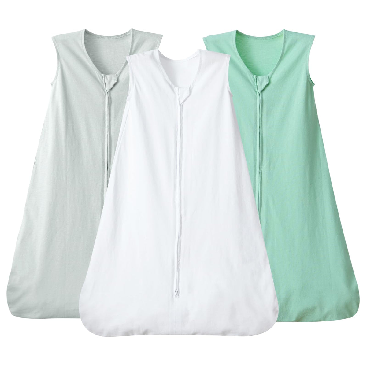 David's Kids sleep sack top view shows soft cotton comfort for gentle sleep.