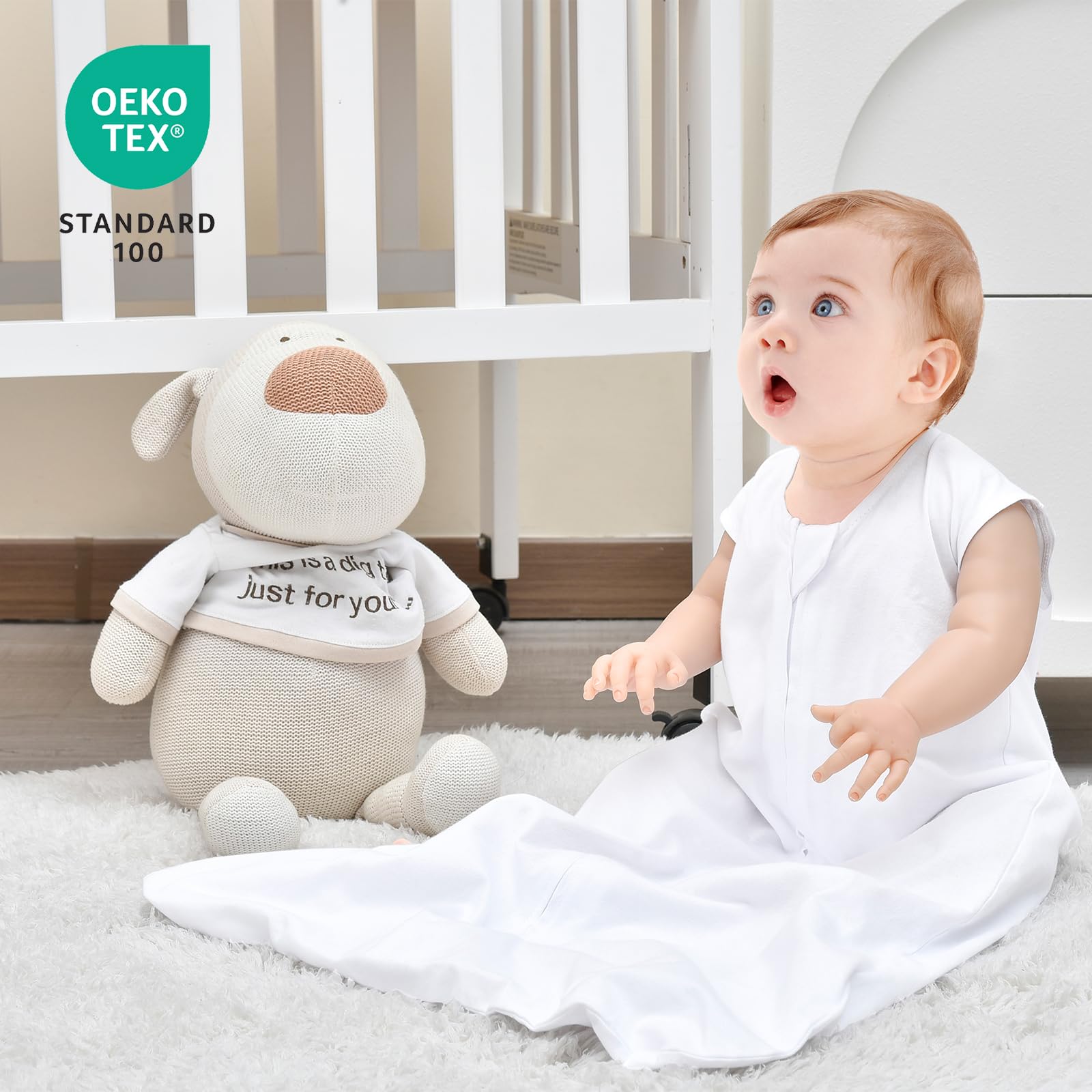 David's Kids soft muslin fabric stays breathable and cozy daily use.