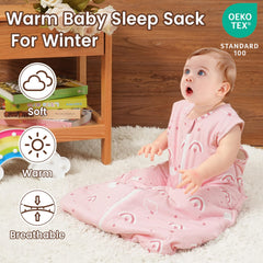 David's Kids winter sleep sack floral pattern adds cute style and comfort for naps