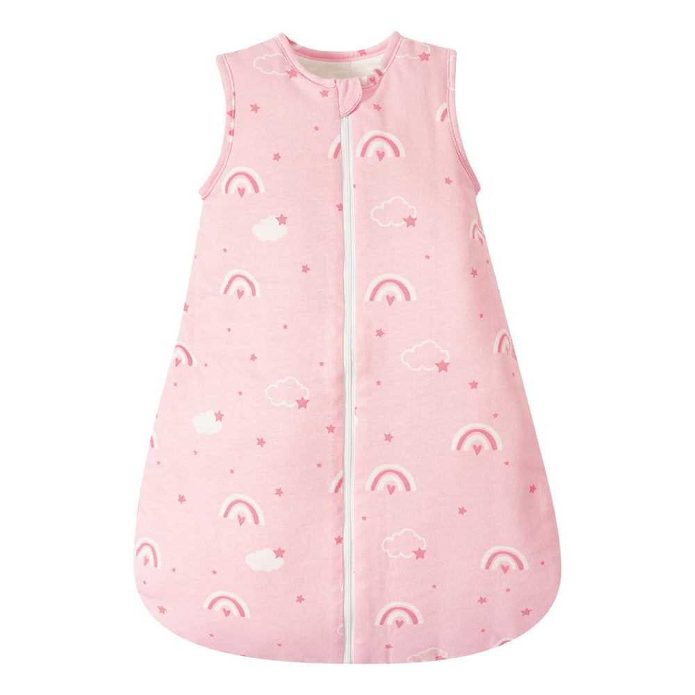 David's Kids winter sleep sack with woodland pattern keeps baby warm overnight