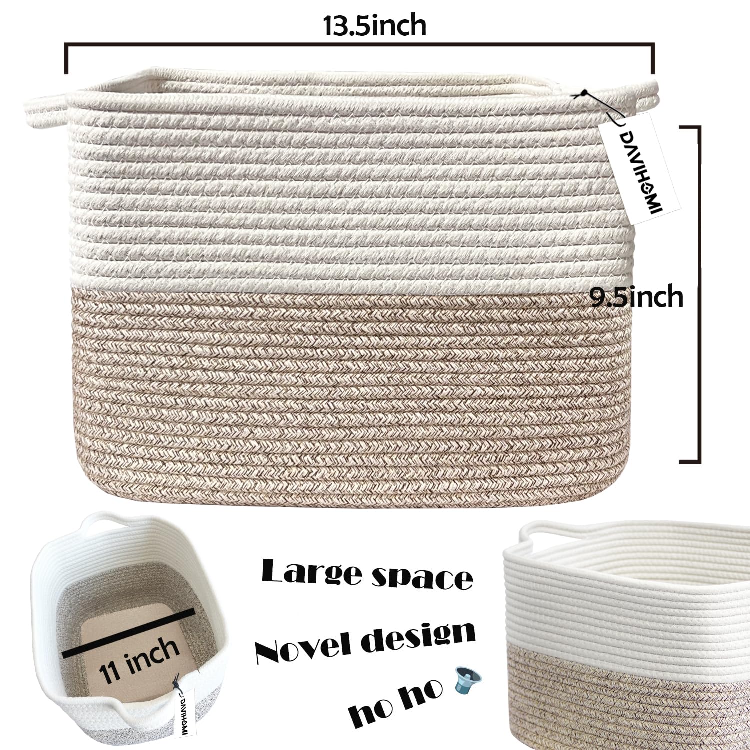 DAVIHOMI foldable packaging helps restore basket shape after delivery
