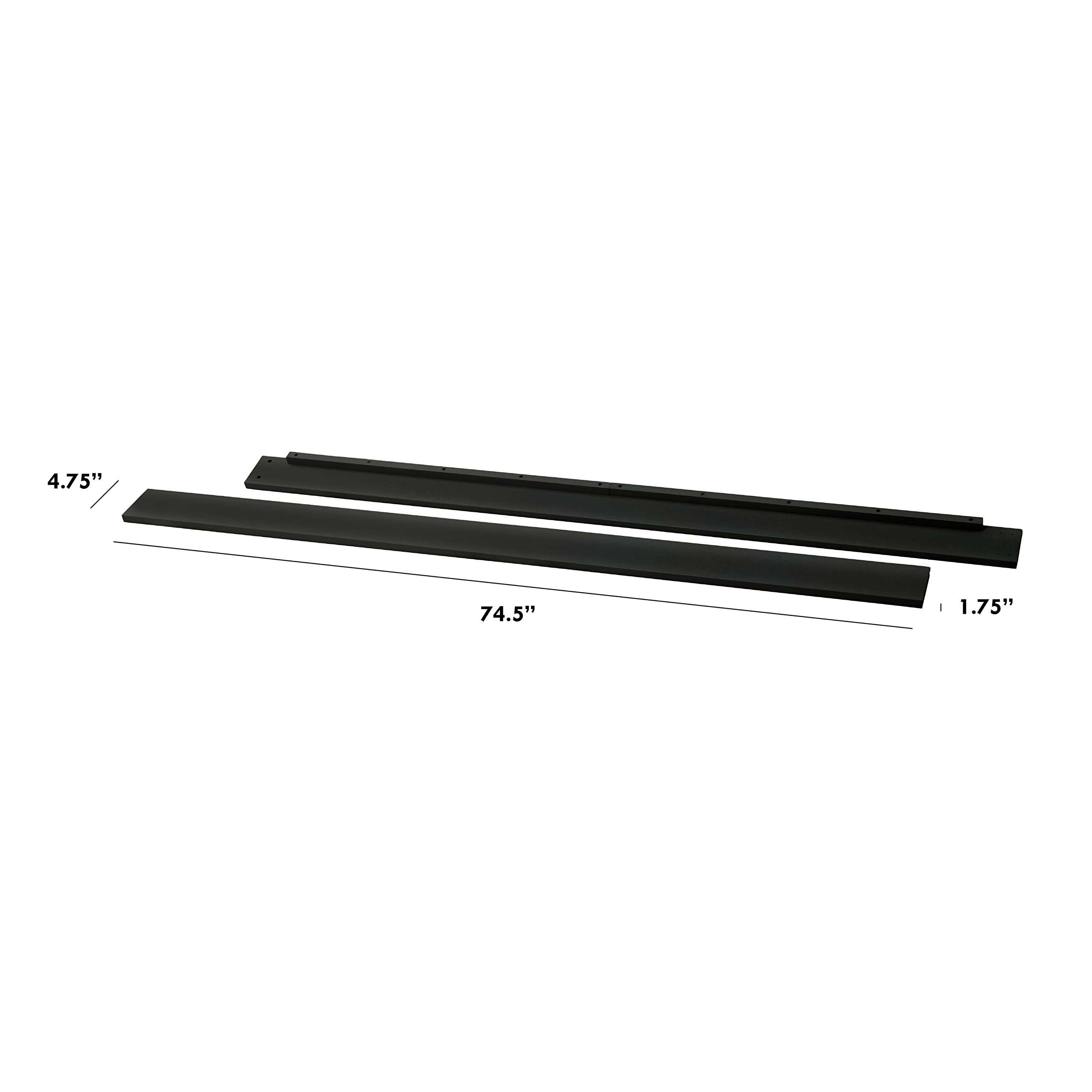 DaVinci Jayden crib conversion rails simplify upgrading to a full or twin bed.