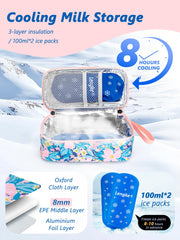 DawnBox compact 8x3.9x3 inches fits easily in bags and diaper bags.