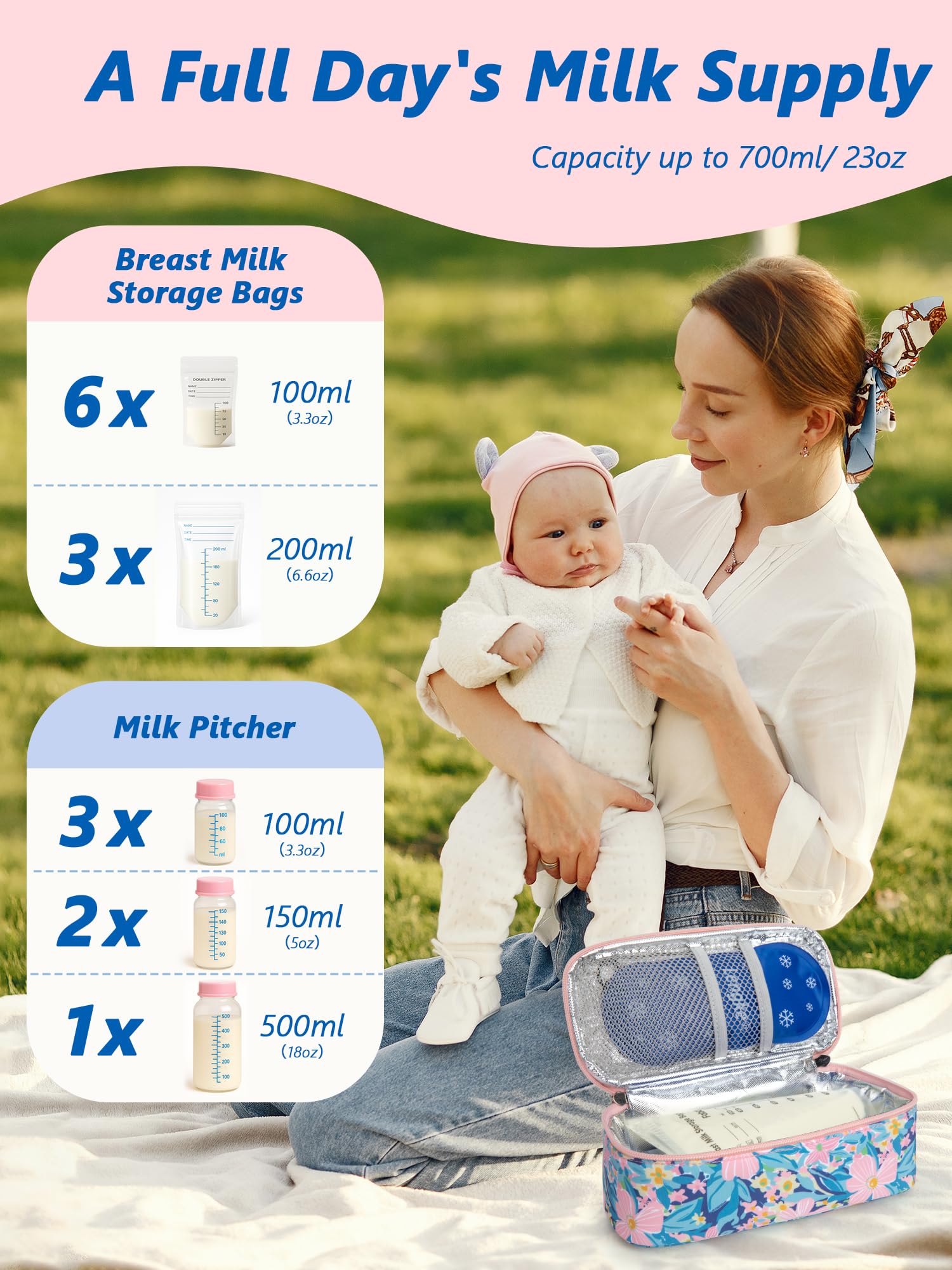 Two 100ml ice packs with DawnBox ensure reliable cooling.