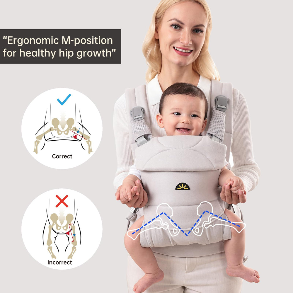 Dawnbud breathable 3D mesh keeps baby cool during wear.