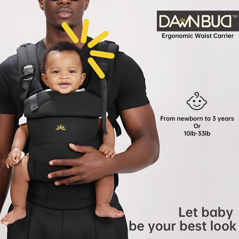 Dawnbud head-neck support keeps tiny heads snug and secure.