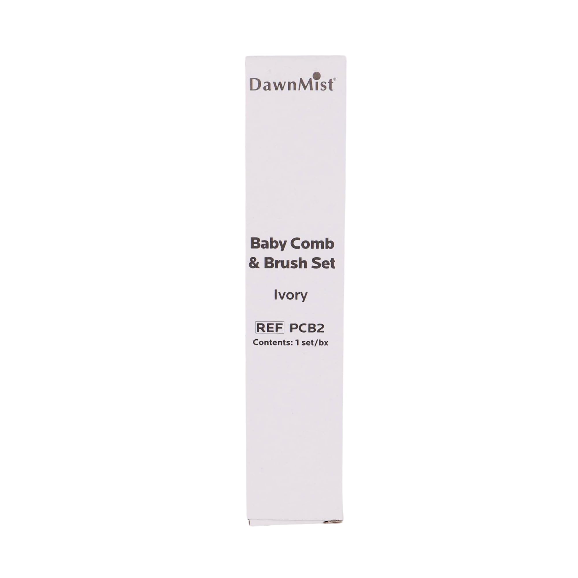 DawnMist Dukal PCB2 ivory baby brush with soft bristles for soothing scalp care