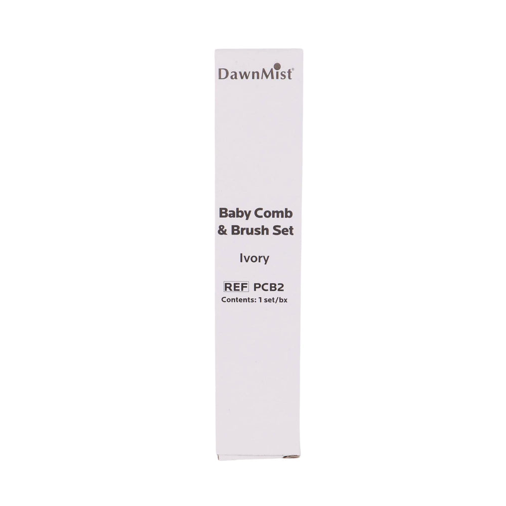 DawnMist Dukal PCB2 ivory baby brush with soft bristles for soothing scalp care