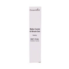 DawnMist Dukal PCB2 ivory baby brush with soft bristles for soothing scalp care
