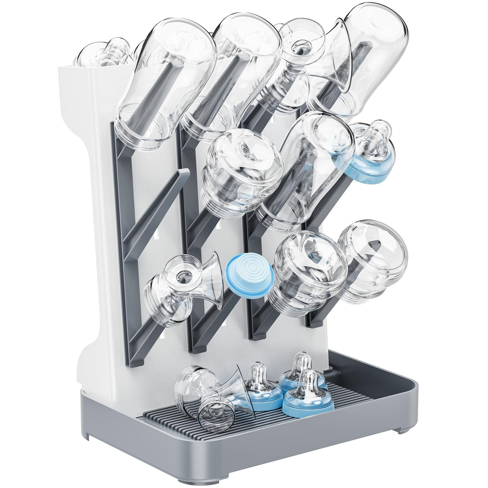Dayacoco baby bottle drying rack full product view showing spacious storage