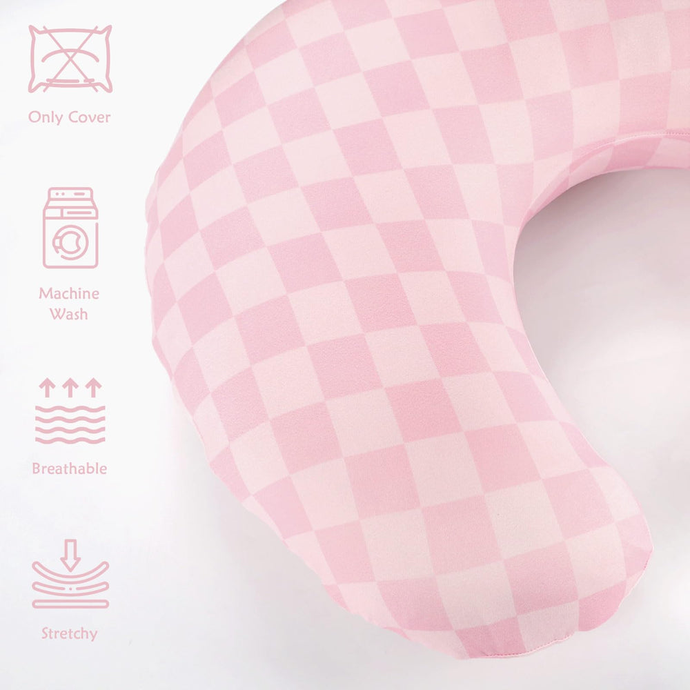 DAYEEBALL nursing pillow cover in summer breathable polyester keeps baby comfortable and stylish.
