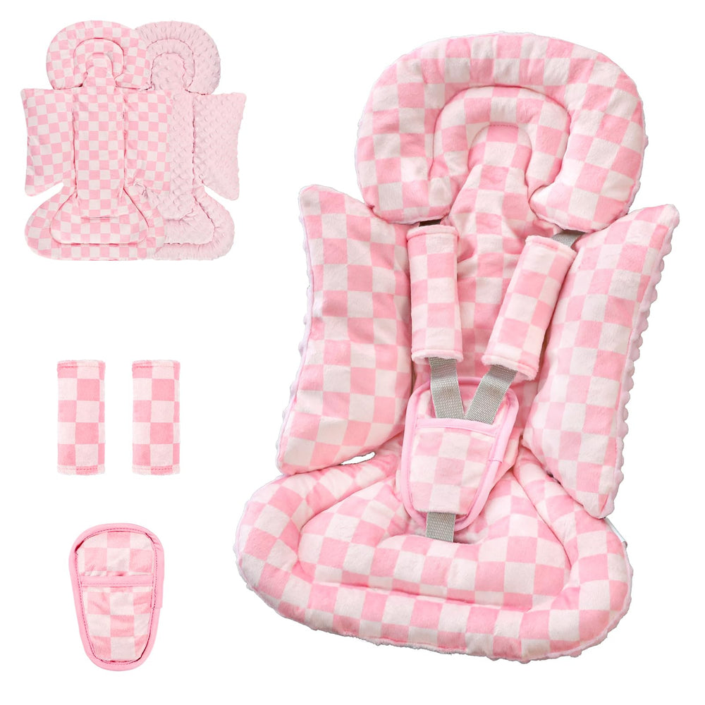 Dayeeball 4-in-1 infant car seat insert front view highlighting newborn support