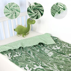 DAYEEBALL pram-cover blanket in cactus pattern for on-the-go comfort.