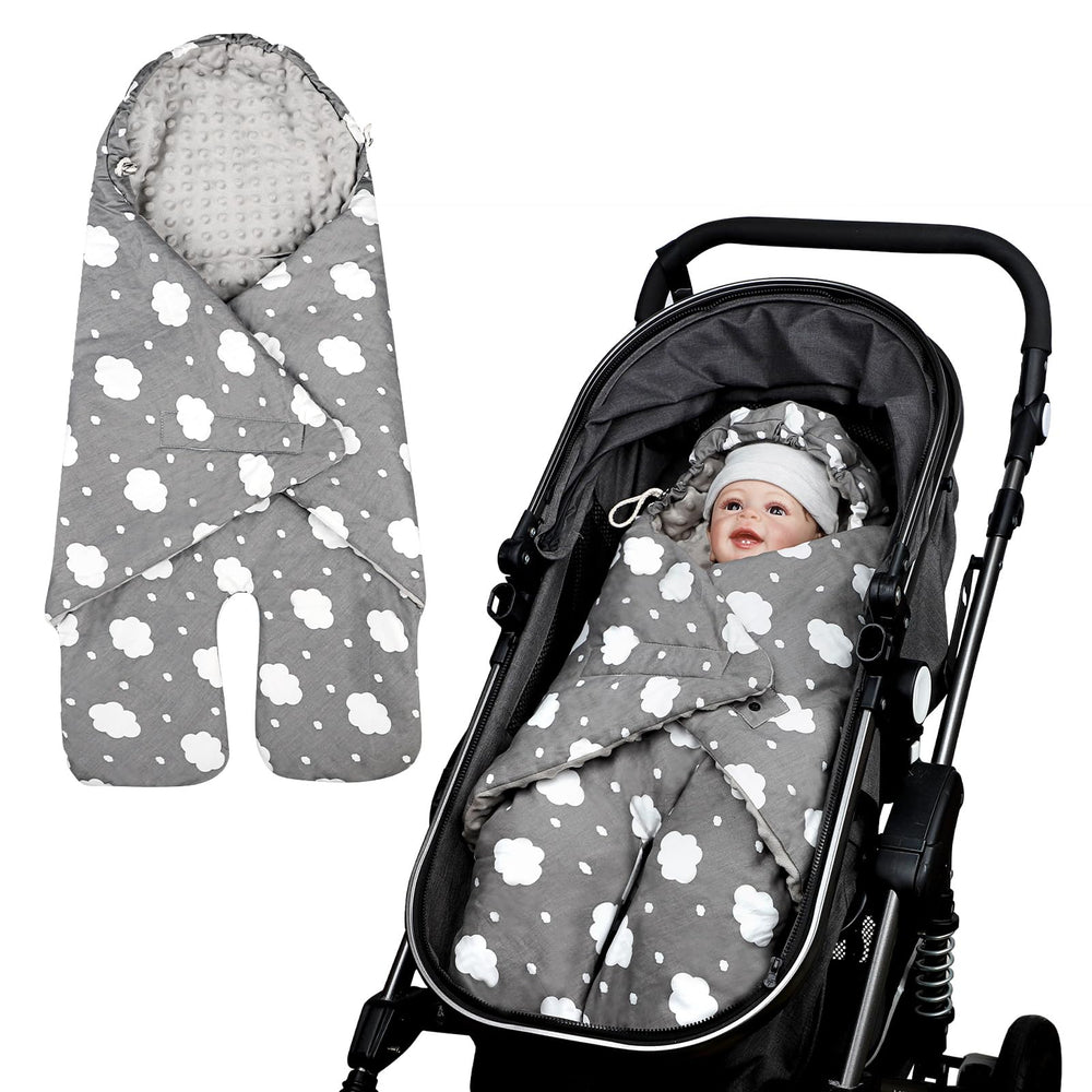 DAYEEBALL baby car seat blanket provides winter warmth for infants