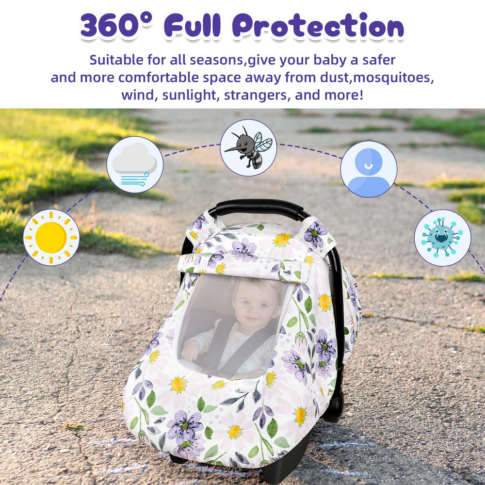 DAYEEBALL easy-install car seat cover with elastic band and snaps