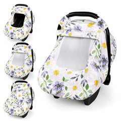 DAYEEBALL baby car seat cover with soft plush dots for cozy comfort