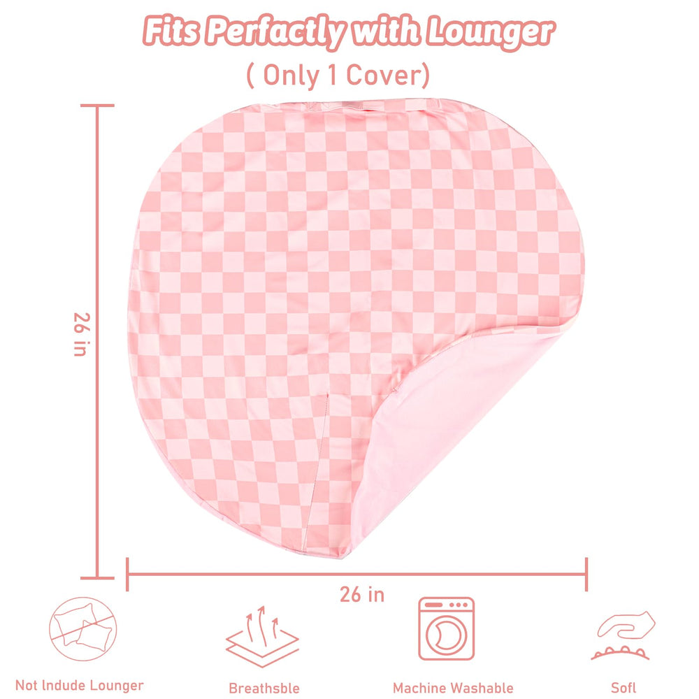 DAYEEBALL machine-washable lounger cover resists shrinking and tearing.