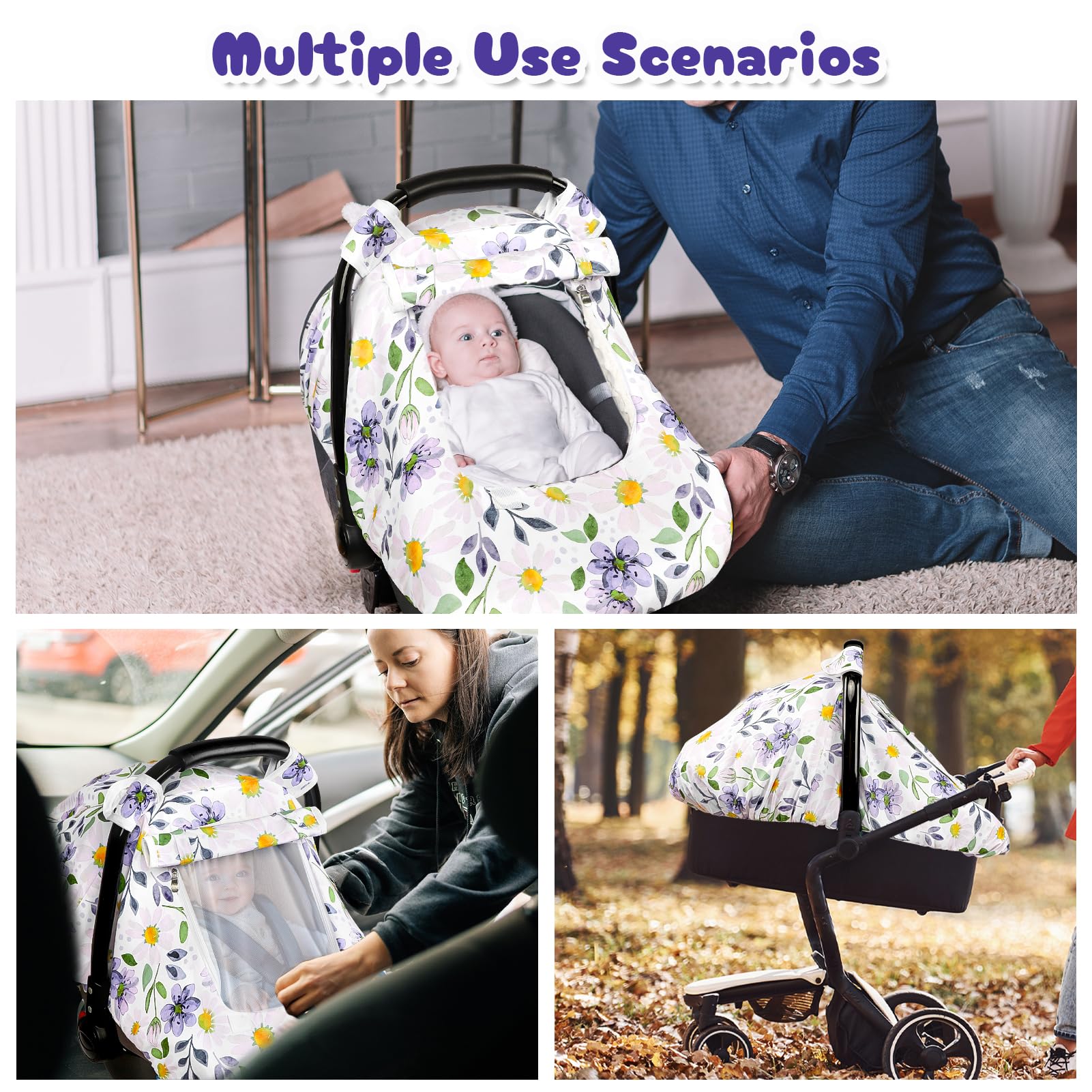 DAYEEBALL windproof canopy with mesh ventilation for baby-friendly airflow