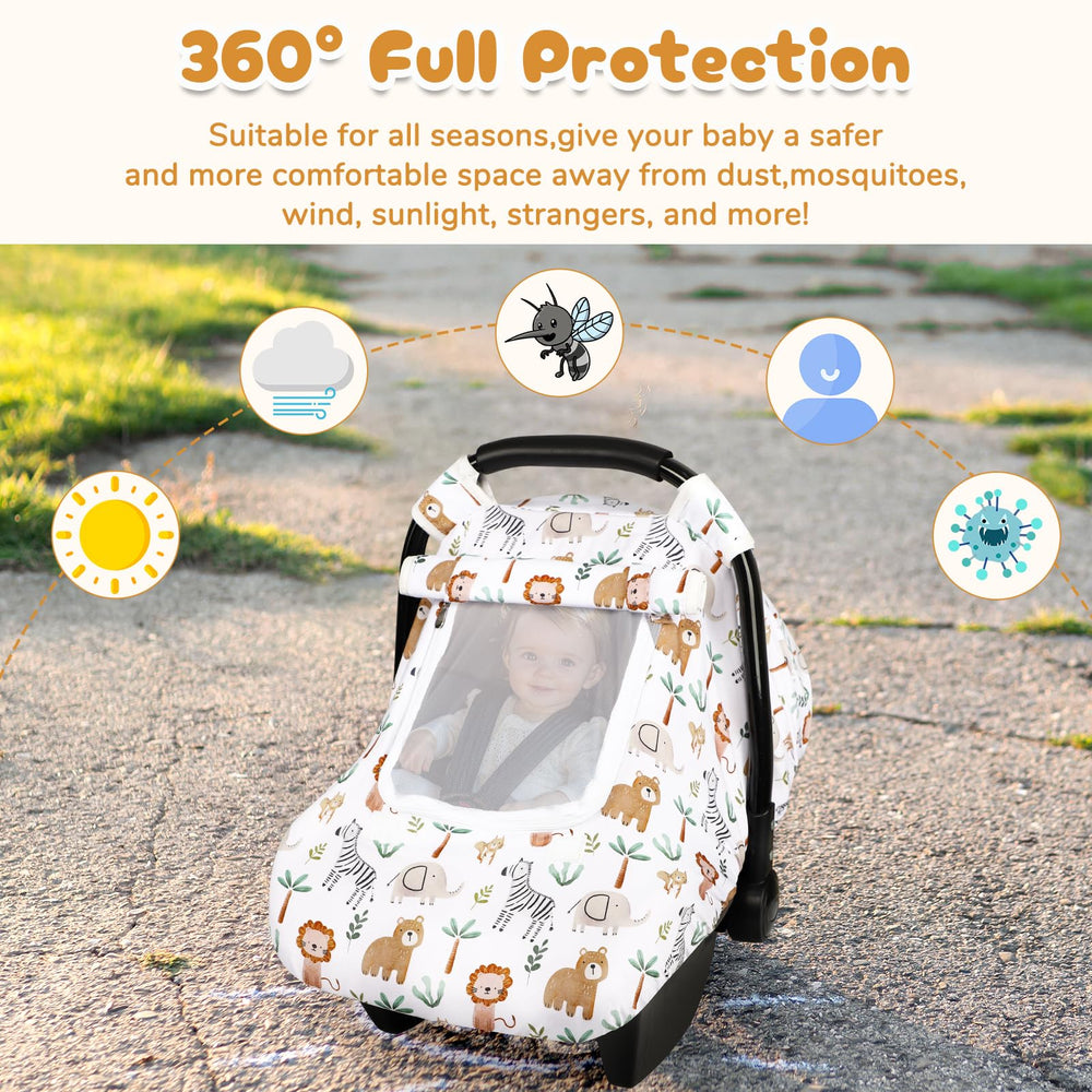 DAYEEBALL full-coverage design shields baby from dust and sun