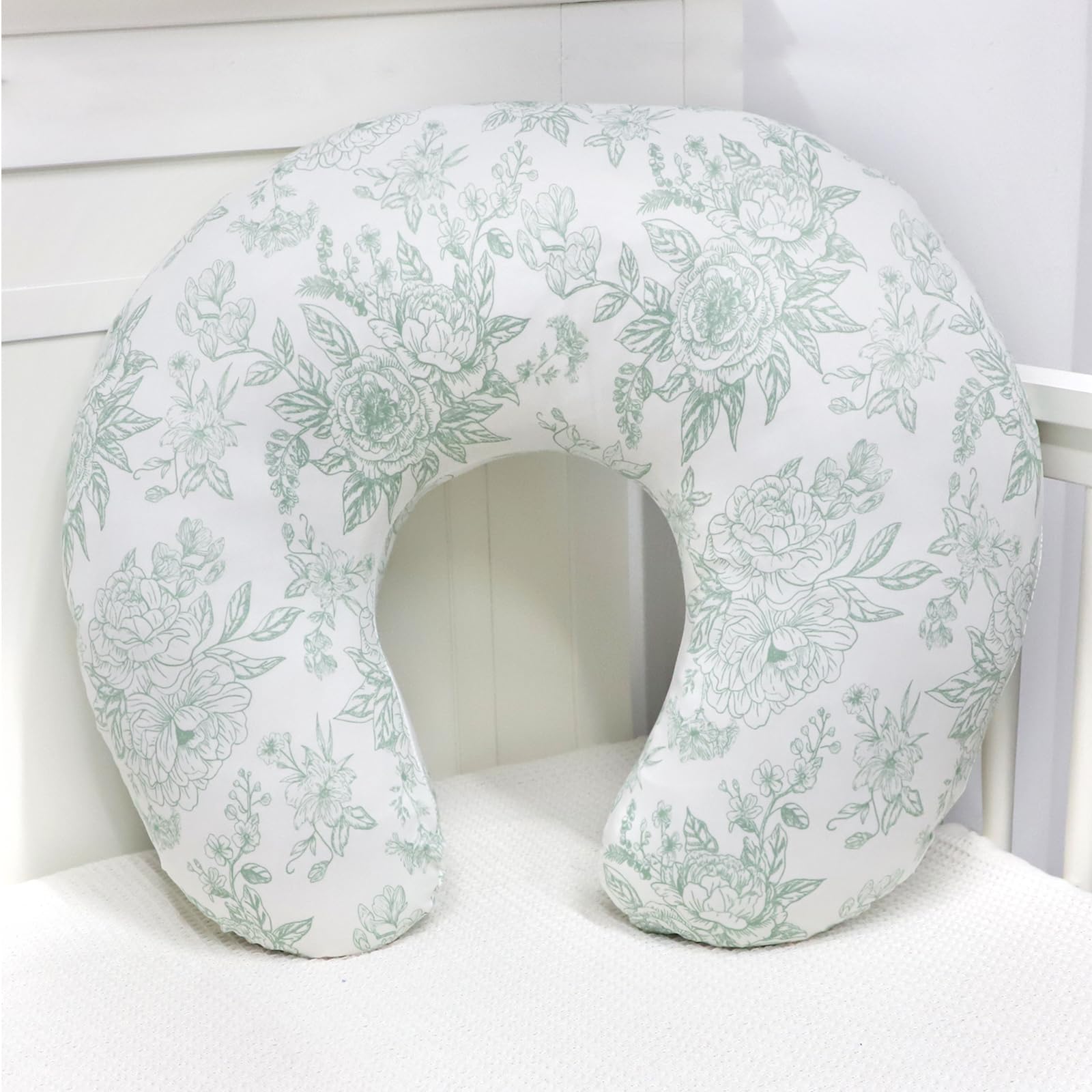 DAYEEBALL green flower pattern nursing cover adds nursery style