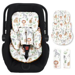 DAYEEBALL infant car seat insert front view shows full-body support