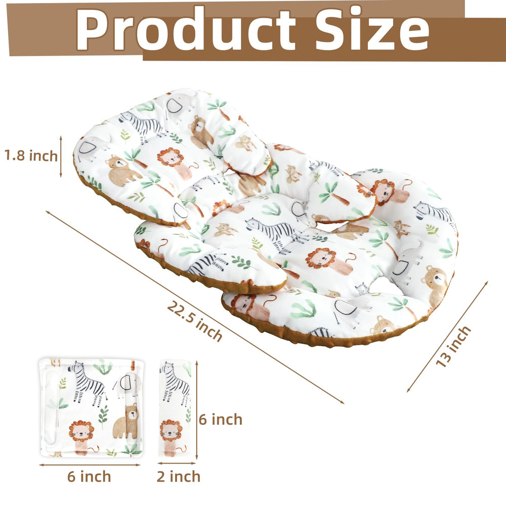 DAYEEBALL brown-lion pattern insert offers cozy travel for babies