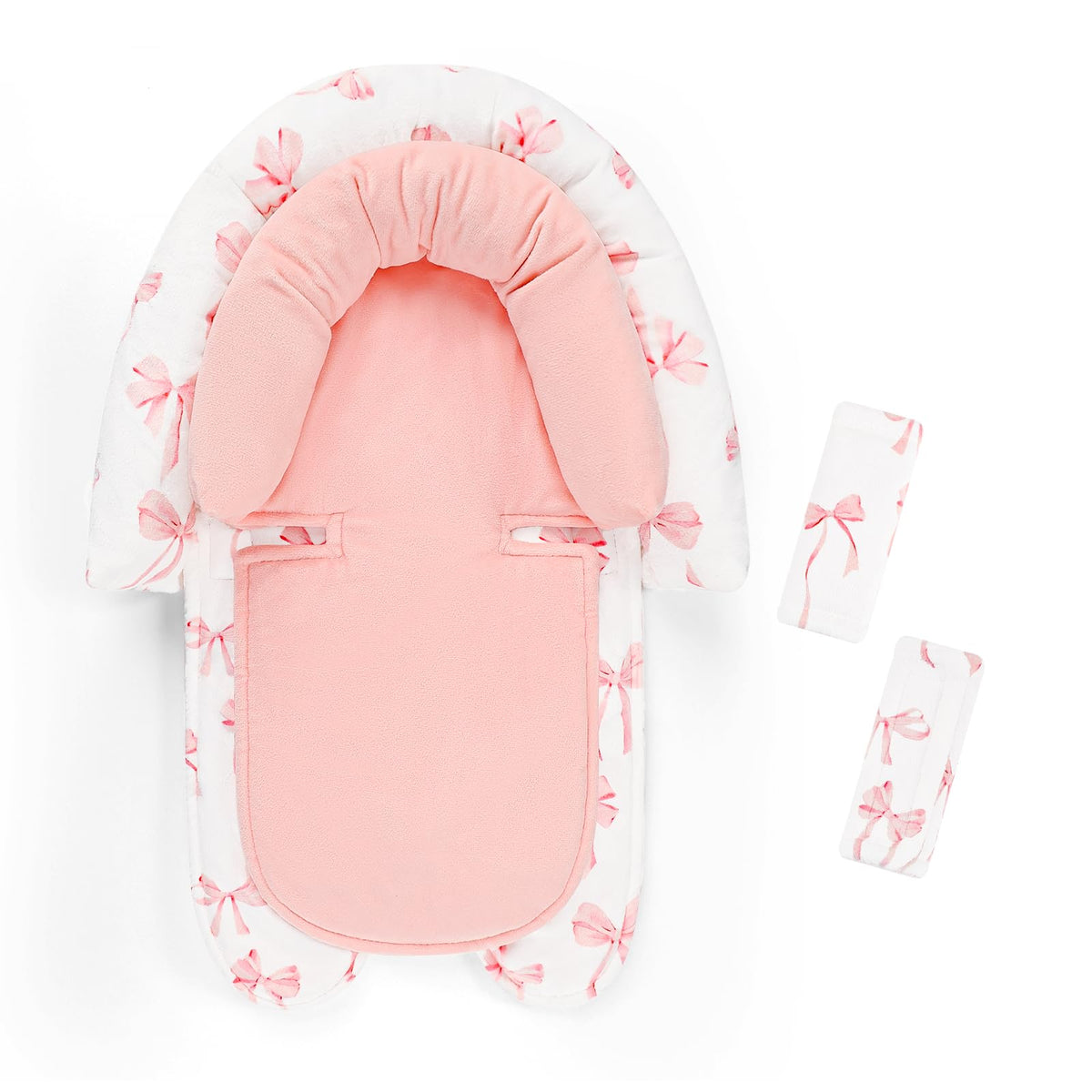 DAYEEBALL infant car seat insert with soft plush for newborn comfort.