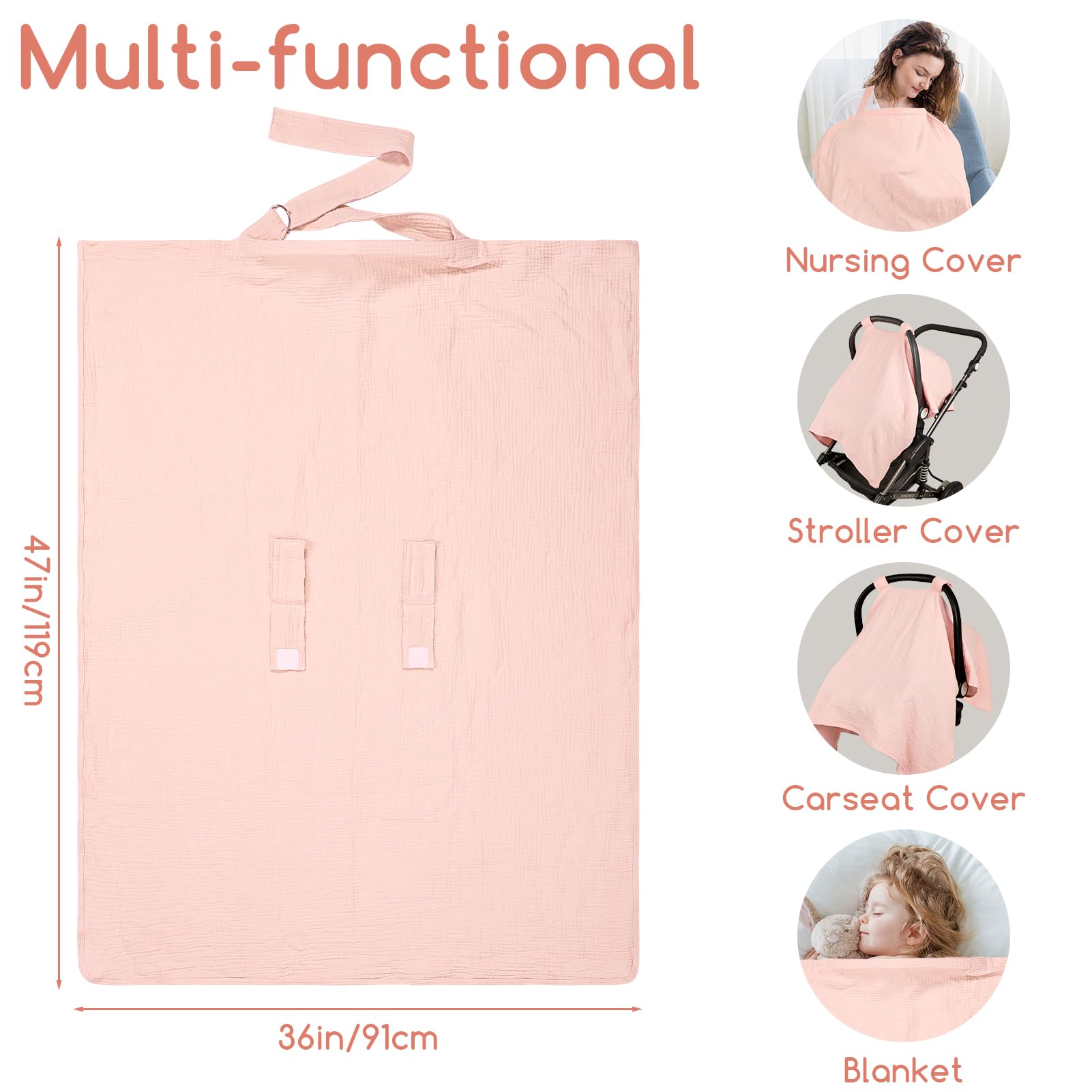 DAYEEBALL lightweight muslin design keeps it comfortable in summer.