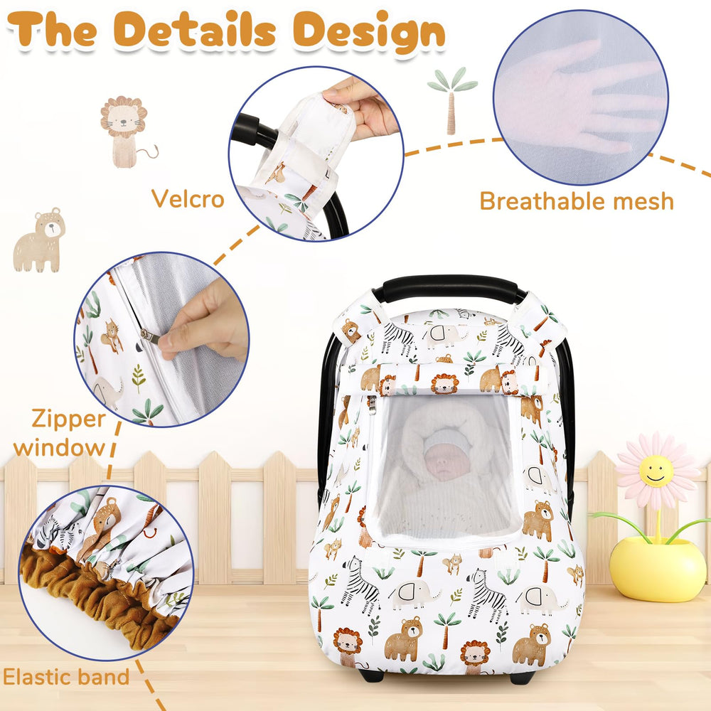 DAYEEBALL mesh ventilation window provides airflow and baby visibility