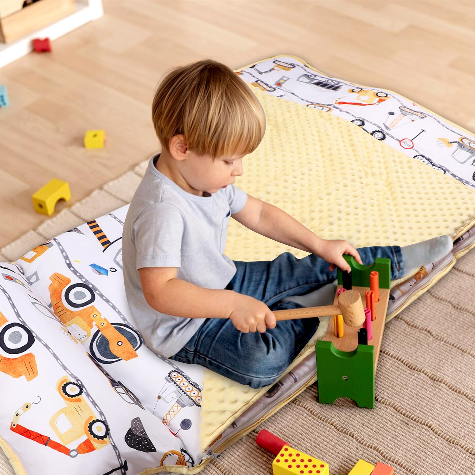 DAYEEBALL toddler nap mat large size suited for preschool nap time