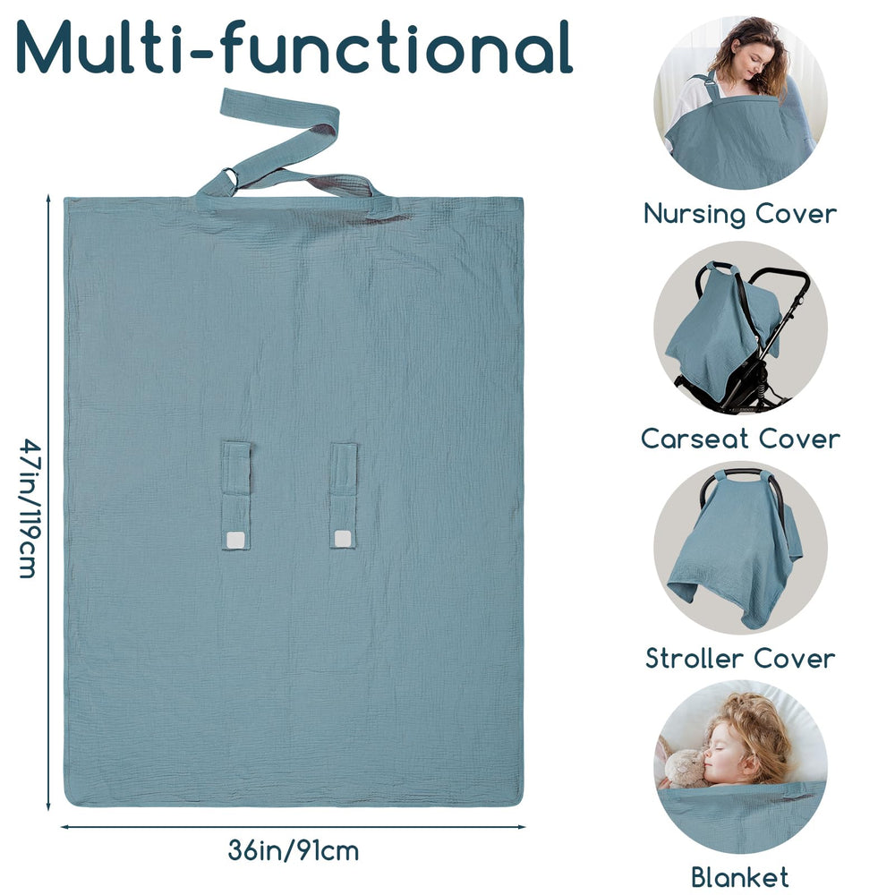 DAYEEBALL neck-strap design allows easy breastfeeding cover with adjustable airflow.