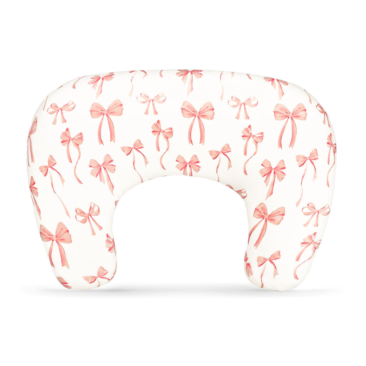 DAYEEBALL bow-pattern nursing pillow cover, gentle on newborn skin.
