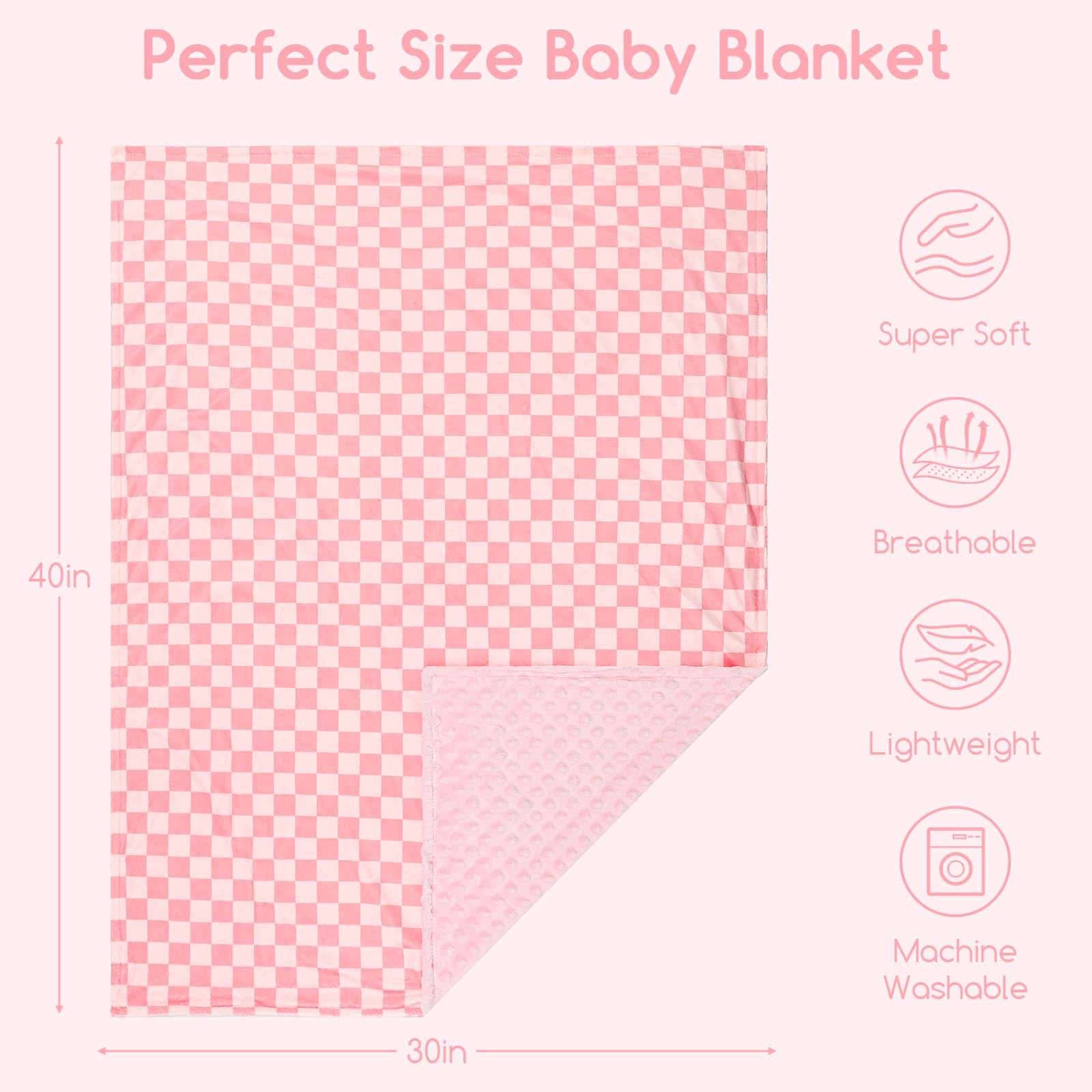 DAYEEBALL nursery-decor blanket complements crib space while keeping baby comfy.