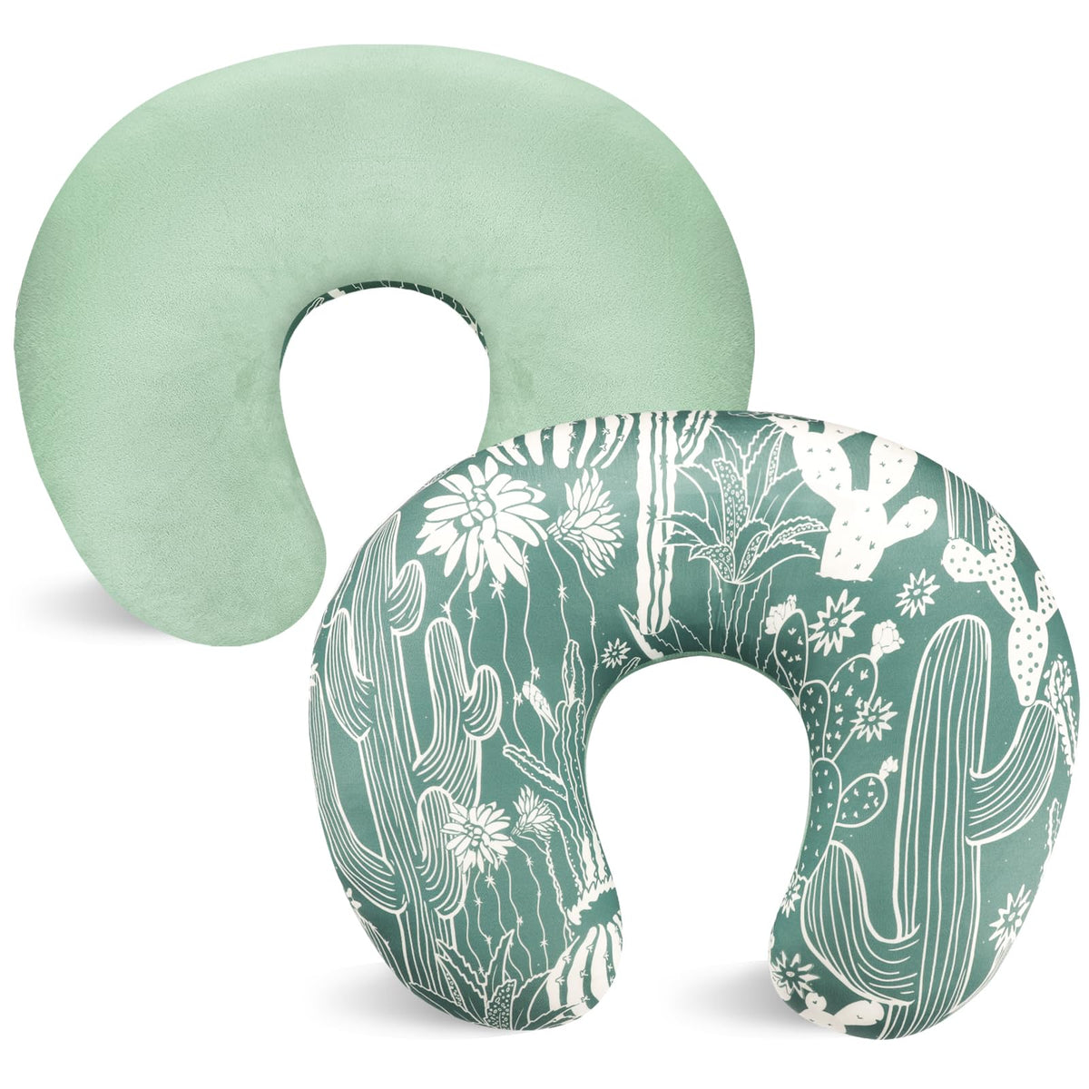 DayeeBall nursing cover with cactus pattern for baby-friendly skin contact.