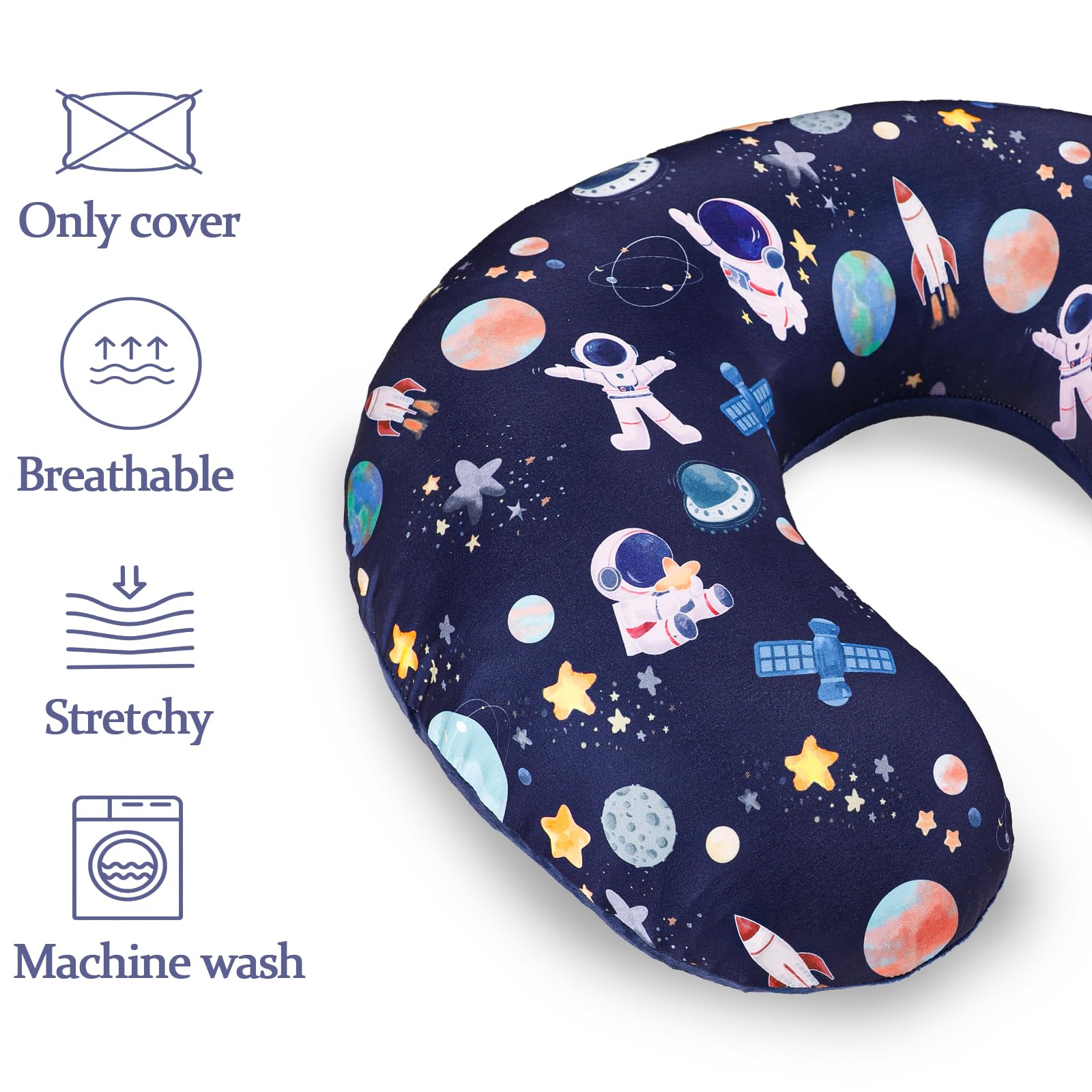 DAYEEBALL cover with elastic wrap fits most curved pillows