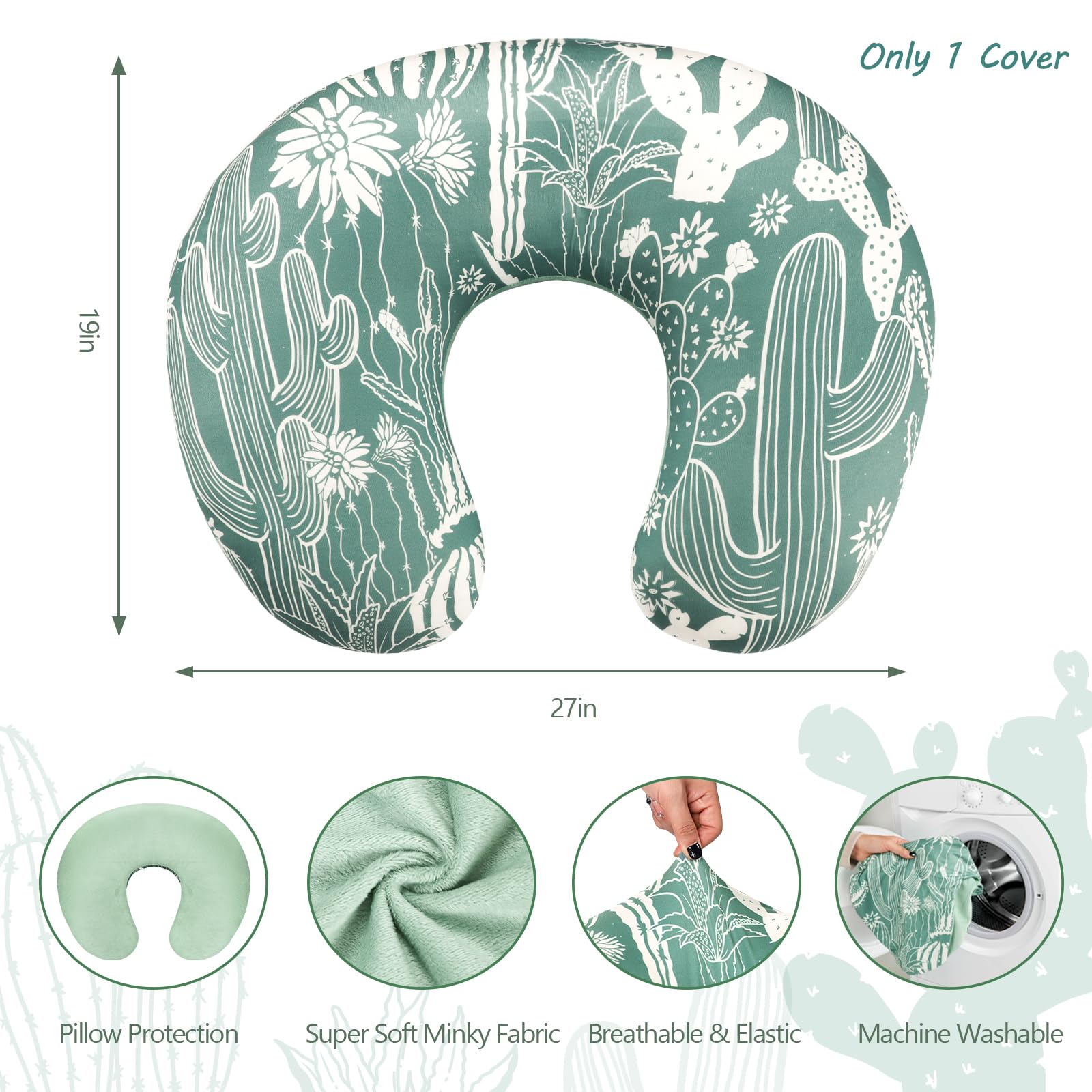 DayeeBall machine-washable cover cleans easily after busy feedings.