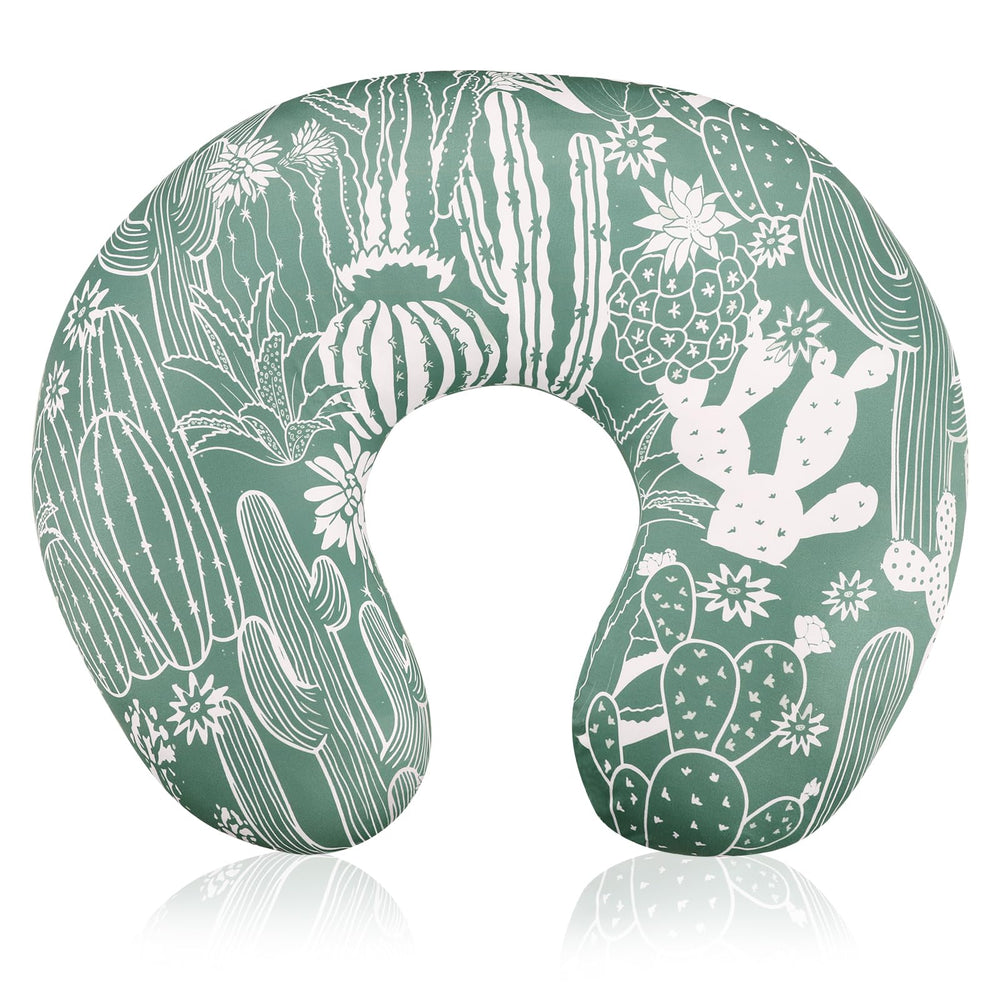 DAYEEBALL nursing pillow cover with cactus pattern for stylish, skin-friendly comfort.