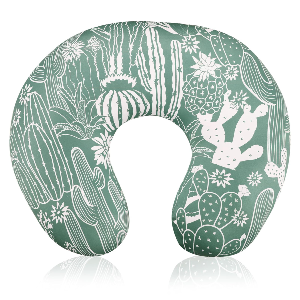 DAYEEBALL nursing pillow cover with cactus pattern for stylish, skin-friendly comfort.