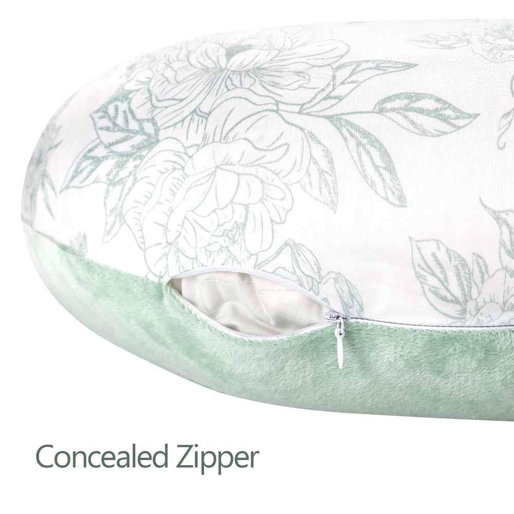 DAYEEBALL elastic-fit cover wraps curved pillows securely for a snug feel.