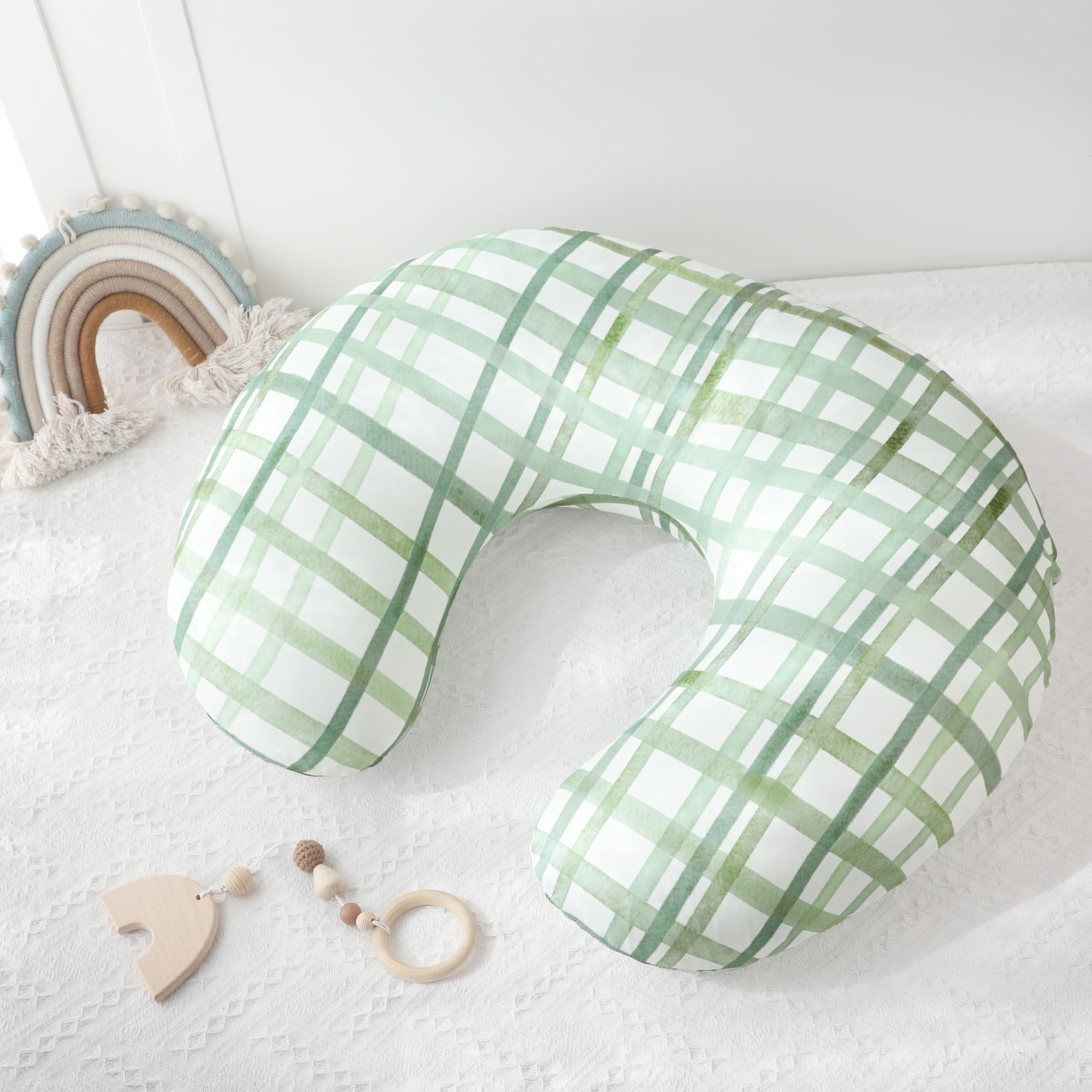 DAYEEBALL nursing pillow cover is machine washable for easy care