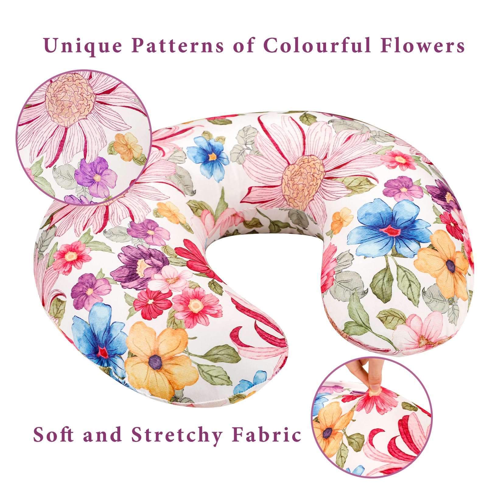 DAYEEBALL nursing pillow cover pattern variety brightens feeding with playful designs.