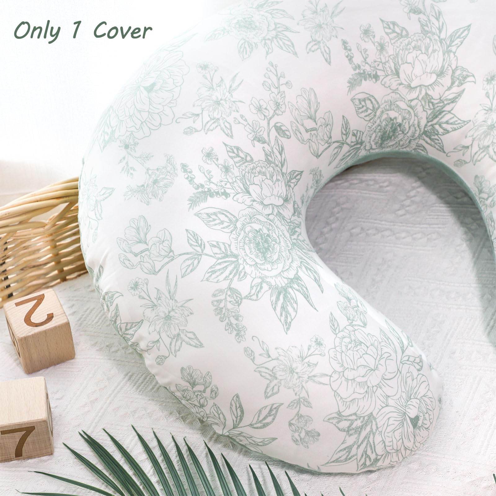 DAYEEBALL nursing pillow cover, reversible sides, easy to switch looks.