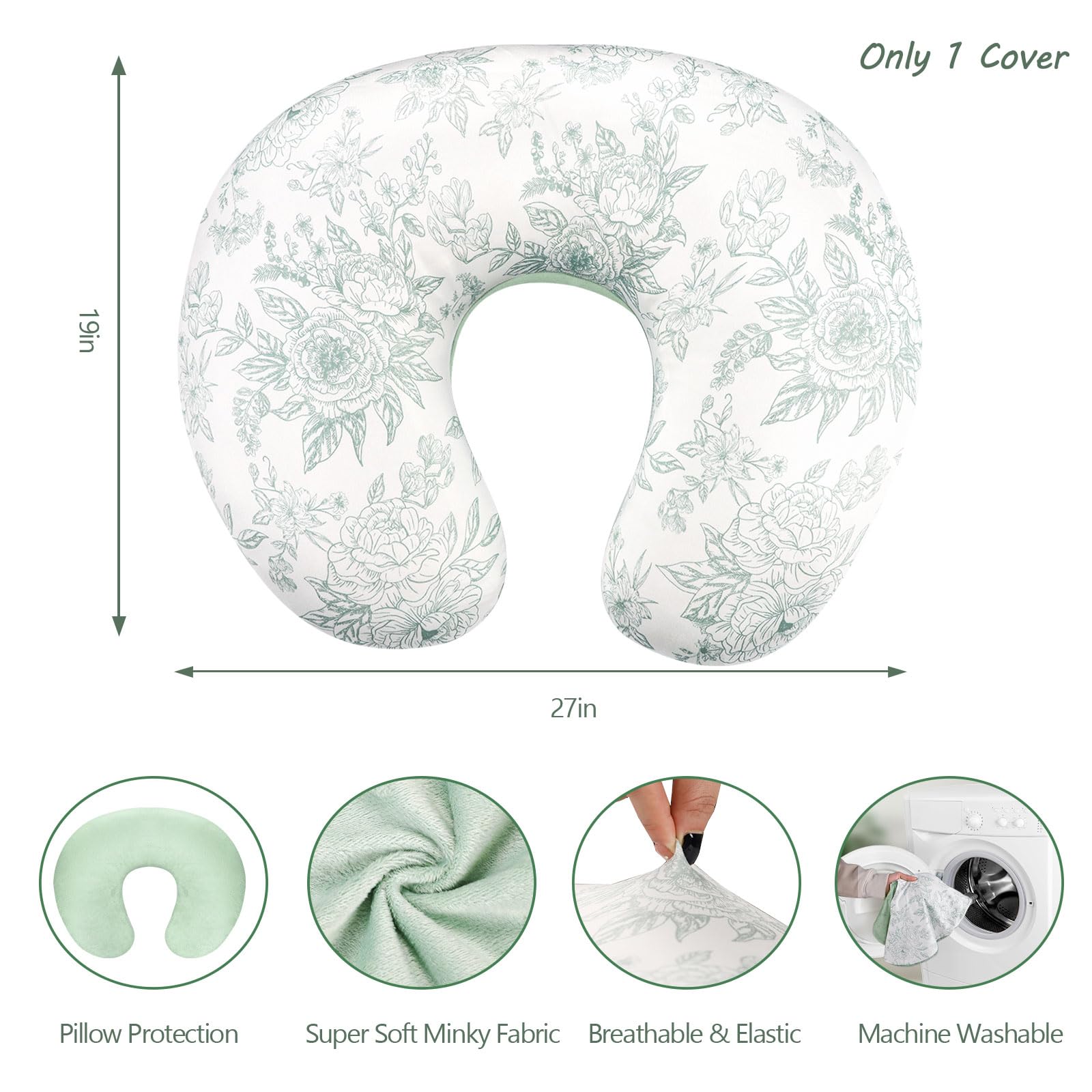 DAYEEBALL soft plush side offers gentle, cozy warmth during feeds.