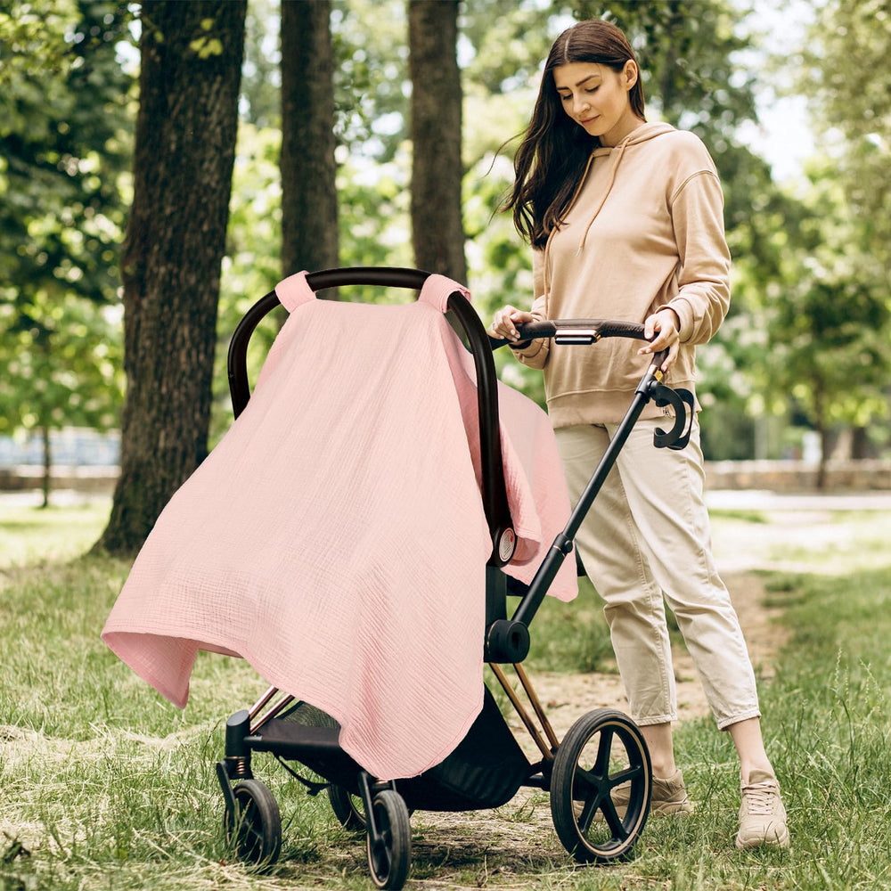 DAYEEBALL pink cover adds soft style while protecting your little one.