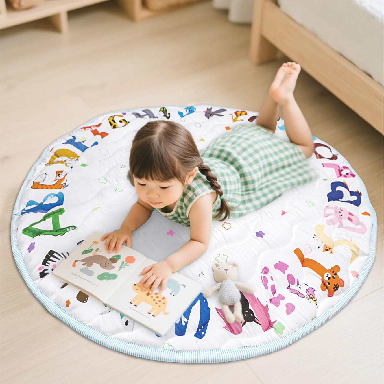 DAYEEBALL play mat is ideal for living room, bedroom, or yard