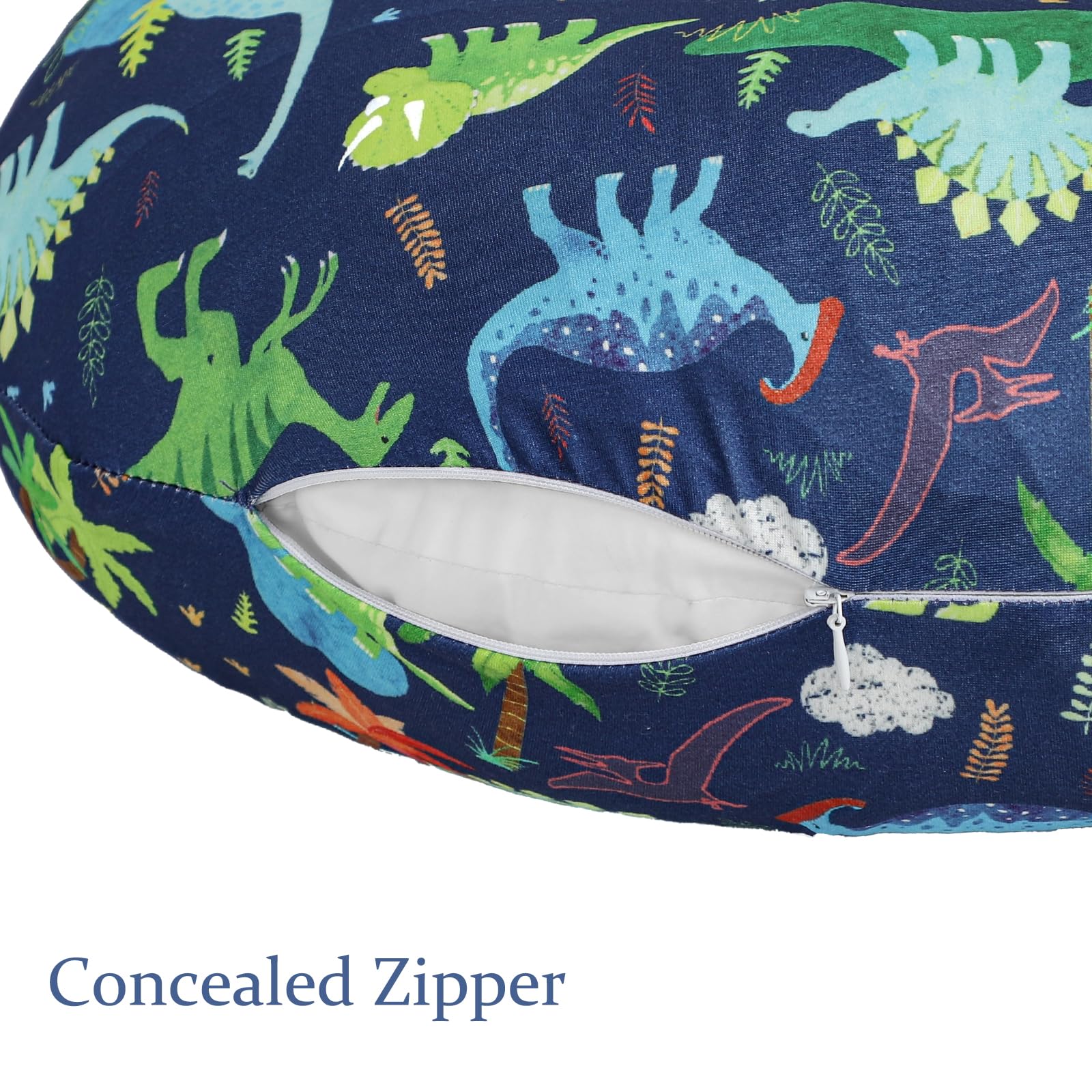 DAYEEBALL stretchy-fit nursing cover provides snug wrap around nursing pillows