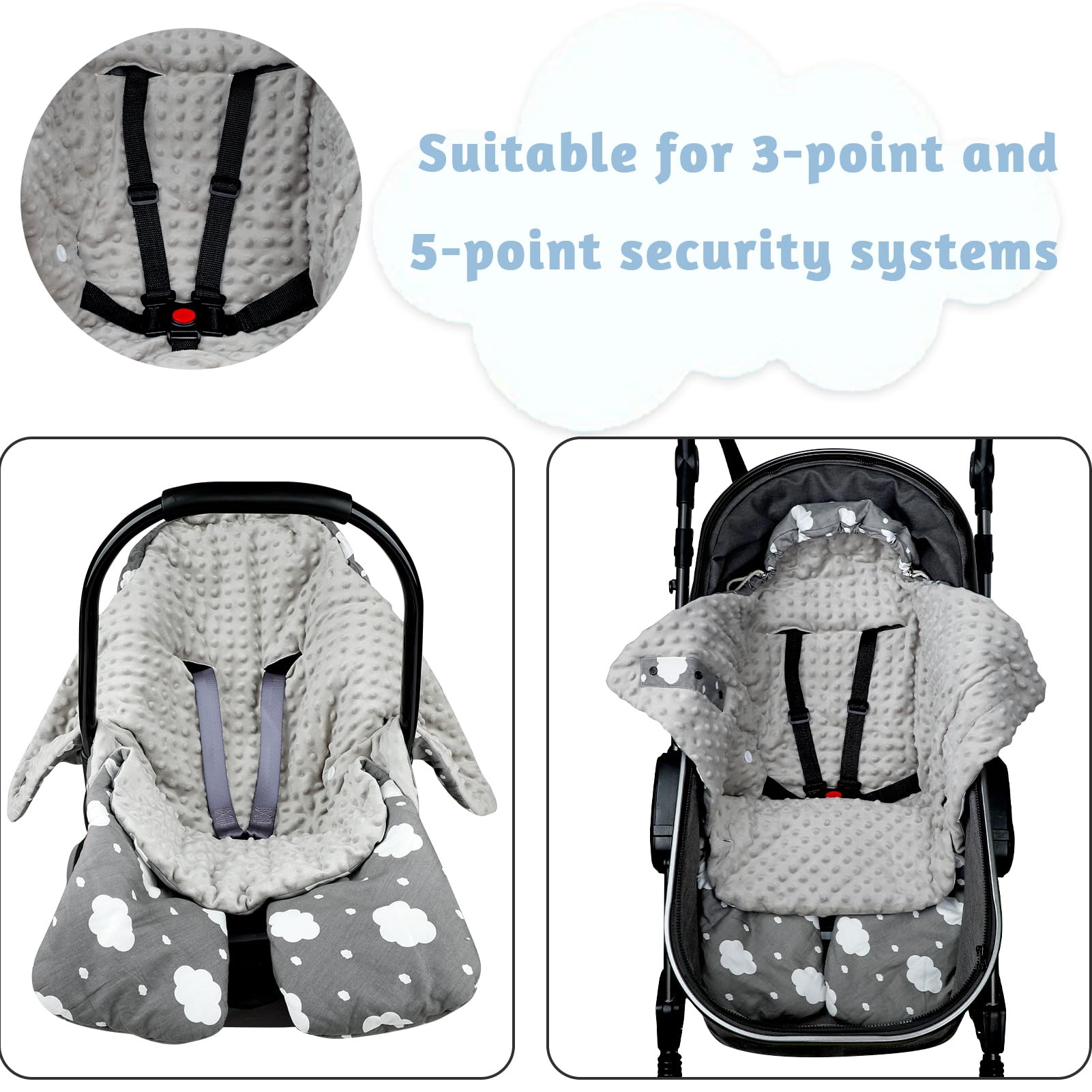DAYEEBALL temperature-control feature with nylon buckle for easy adjustment