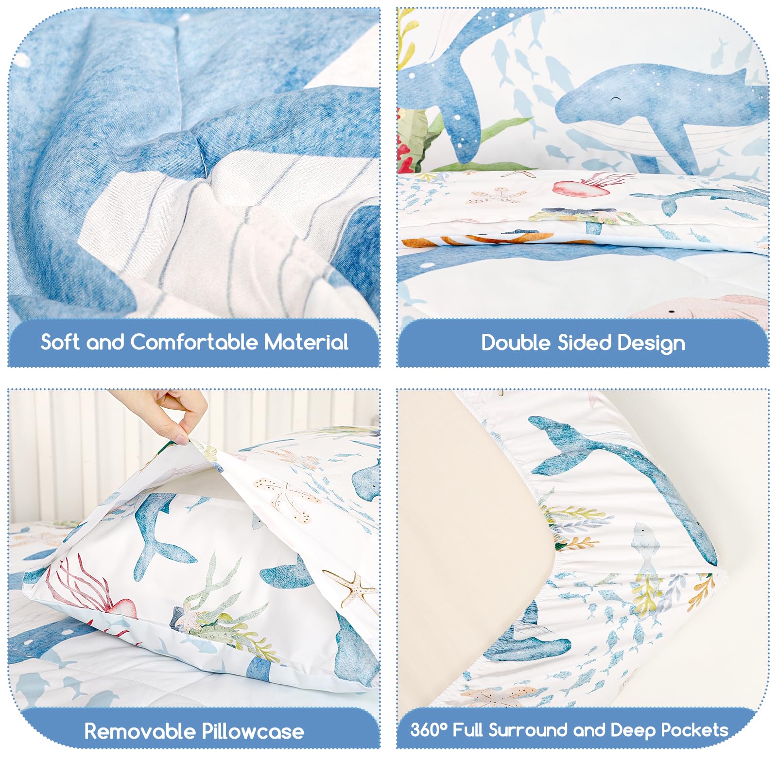 DAYEEBALL fitted sheet 52x28x8 with breathable microfiber