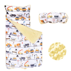 DAYEEBALL toddler nap mat with pillow, 55x23x2 inches, ideal for daycare naps.